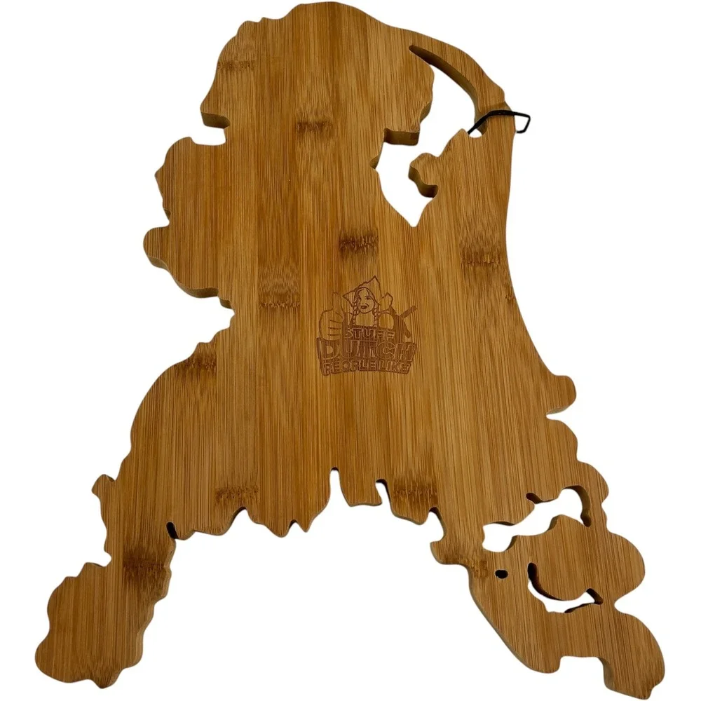 Stuff Dutch People Like Bamboo Cheese Board Netherlands Map Shape Kaasplankje